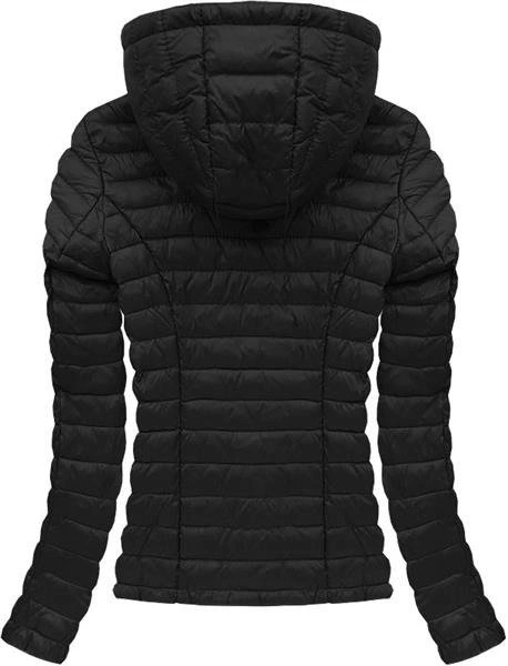 CZARNA KURTKA PIKOWANA (B2277)