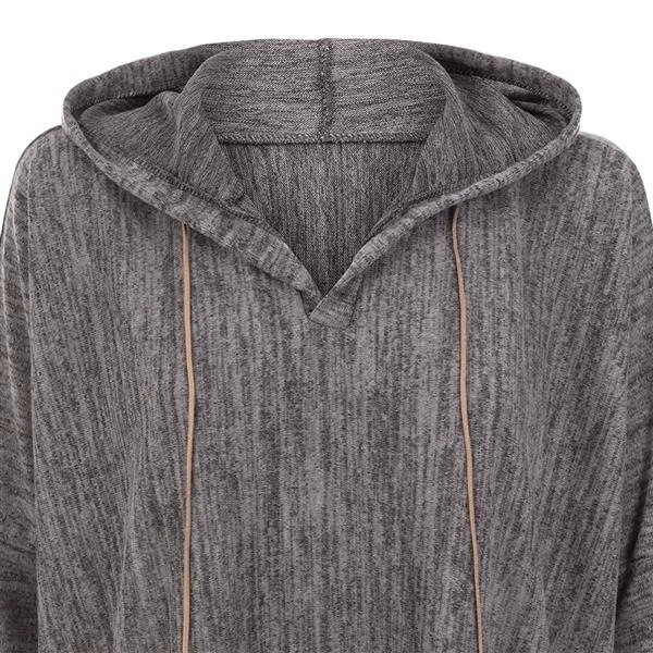 SWETER Z RZEMYKIEM I PIÓRAMI GRAFITOWY (9230)