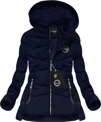 PIKOWANA KURTKA Z KAPTUREM GRANATOWA (2012)