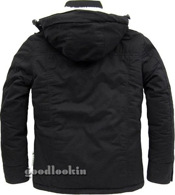 CZARNA KURTKA ZIMOWA CASABLANCA (5513)