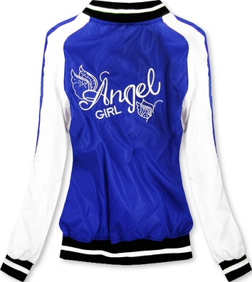 DWUSTRONNA BOMBERKA Z NASZYWKAMI NIEBIESKA (XW516X)