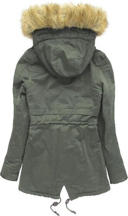 PARKA ZIMOWA NA MISIU KHAKI (AB3301)