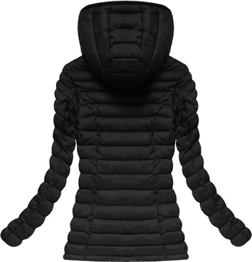 PIKOWANA KURTKA CZARNA (7115BIG)