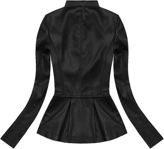 KURTKA Z BASKINKĄ CZARNA (5309)