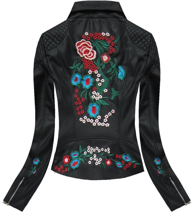 RAMONESKA Z HAFTAMI CZARNA (5306)