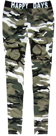 BAWEŁNIANE SPODNIE W MORO ZIELONE (ART6/1)