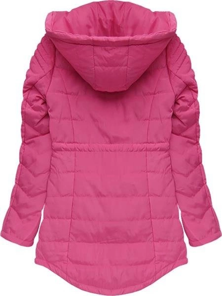 ASYMETRYCZNA KURTKA RÓŻOWA (20161)