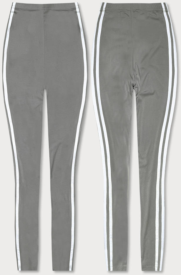 Bawełniane legginsy szare (YW01049-3)