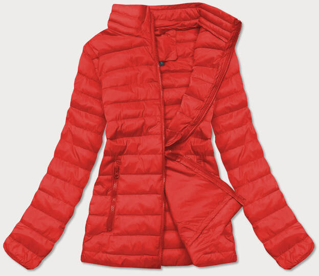Lekka pikowana kurtka damska czerwona (20311-270)