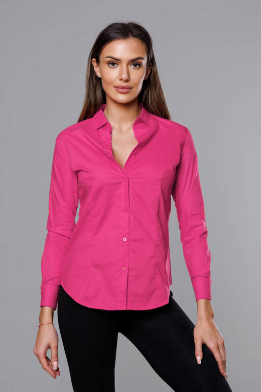 Klasyczna koszula damska różowa (HH039-51)