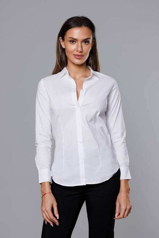 Klasyczna koszula damska biała (HH039-45)