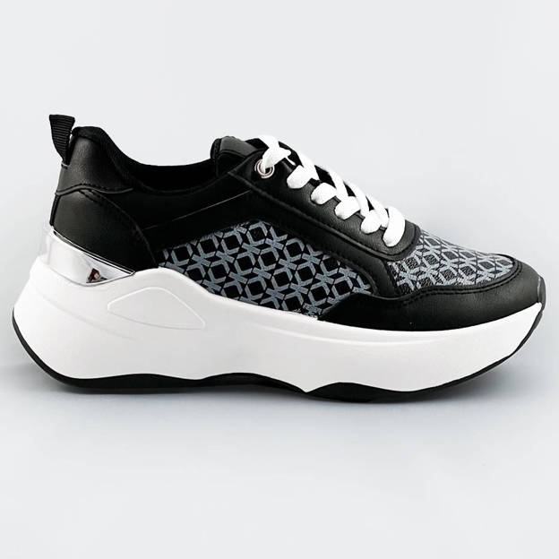 Sportowe buty damskie czarne (sg-137)