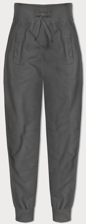 Cienkie spodnie dresowe ciemny szary (CK03-5)