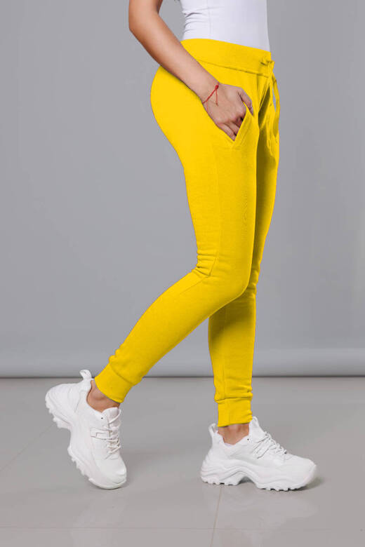 Spodnie dresowe żółte (ck01-28)