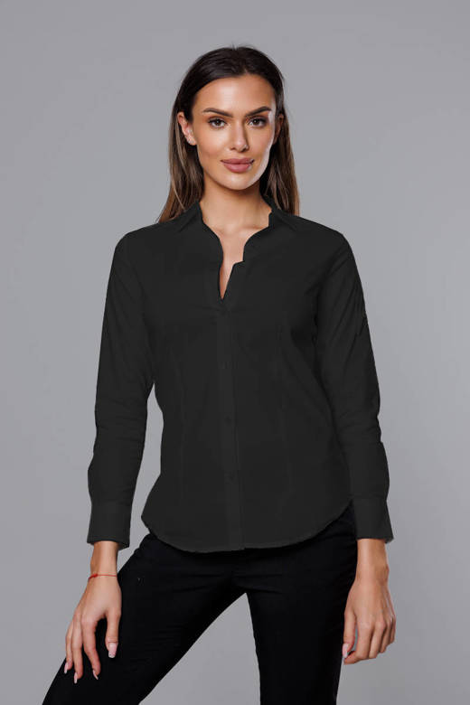 Klasyczna koszula damska czarna (HH039-1)