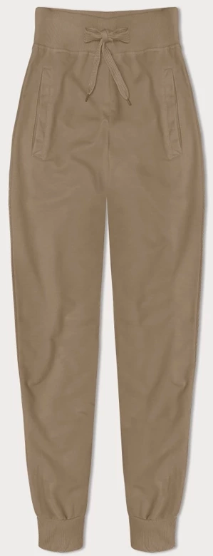 Cienkie spodnie dresowe ciemny beżowy (CK03-91)