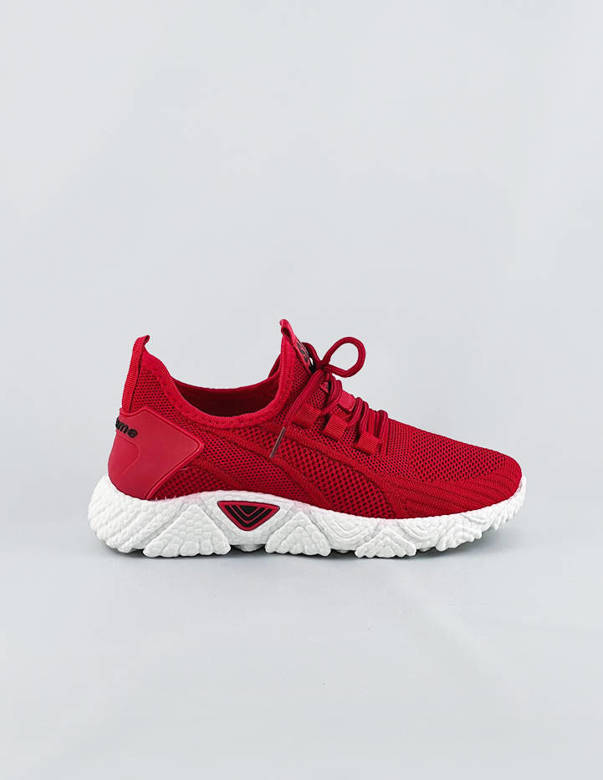 Lekkie buty sportowe damskie czerwone (blx-003)