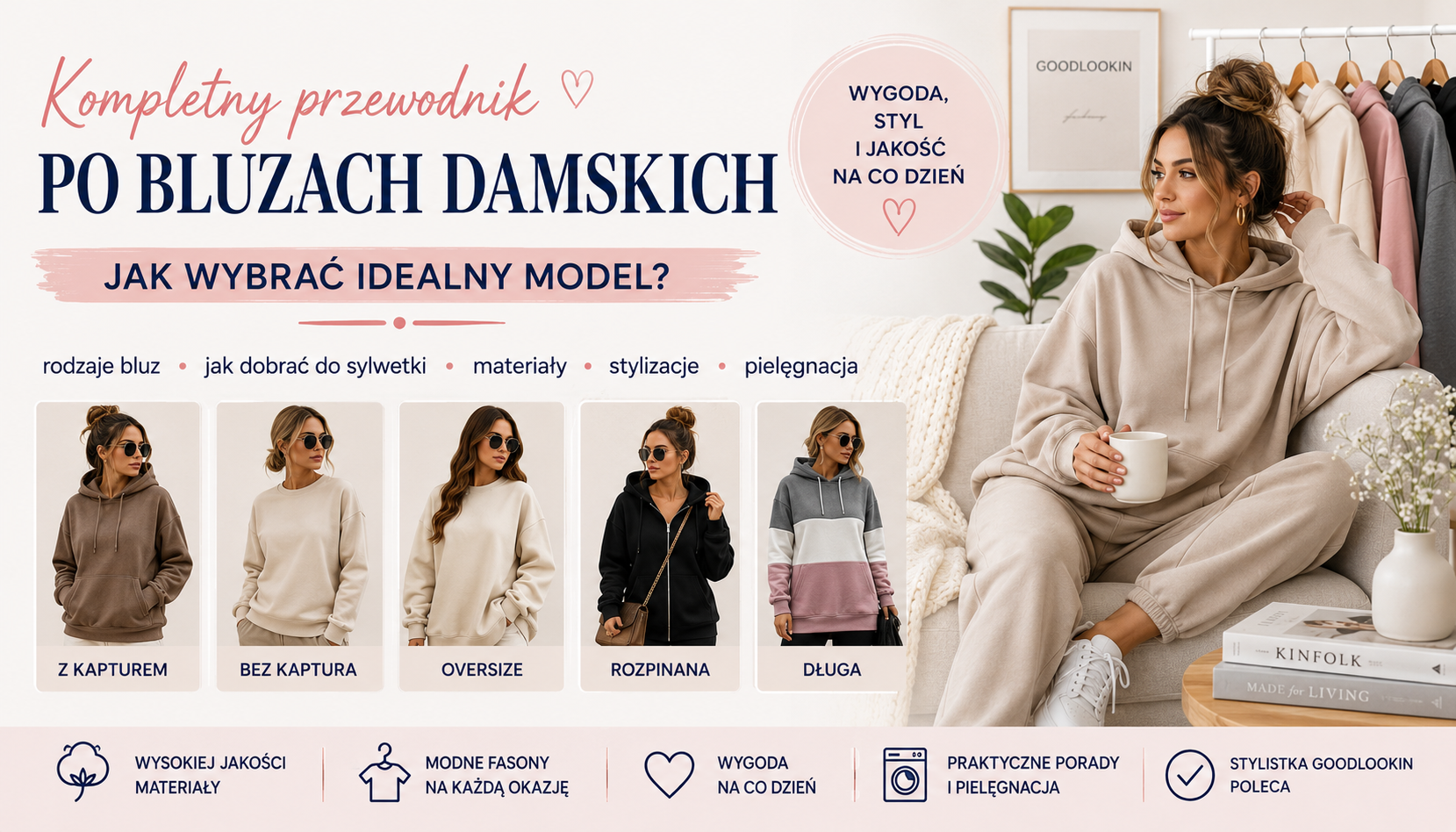 Kompletny przewodnik po bluzach damskich – jak wybrać idealny model?