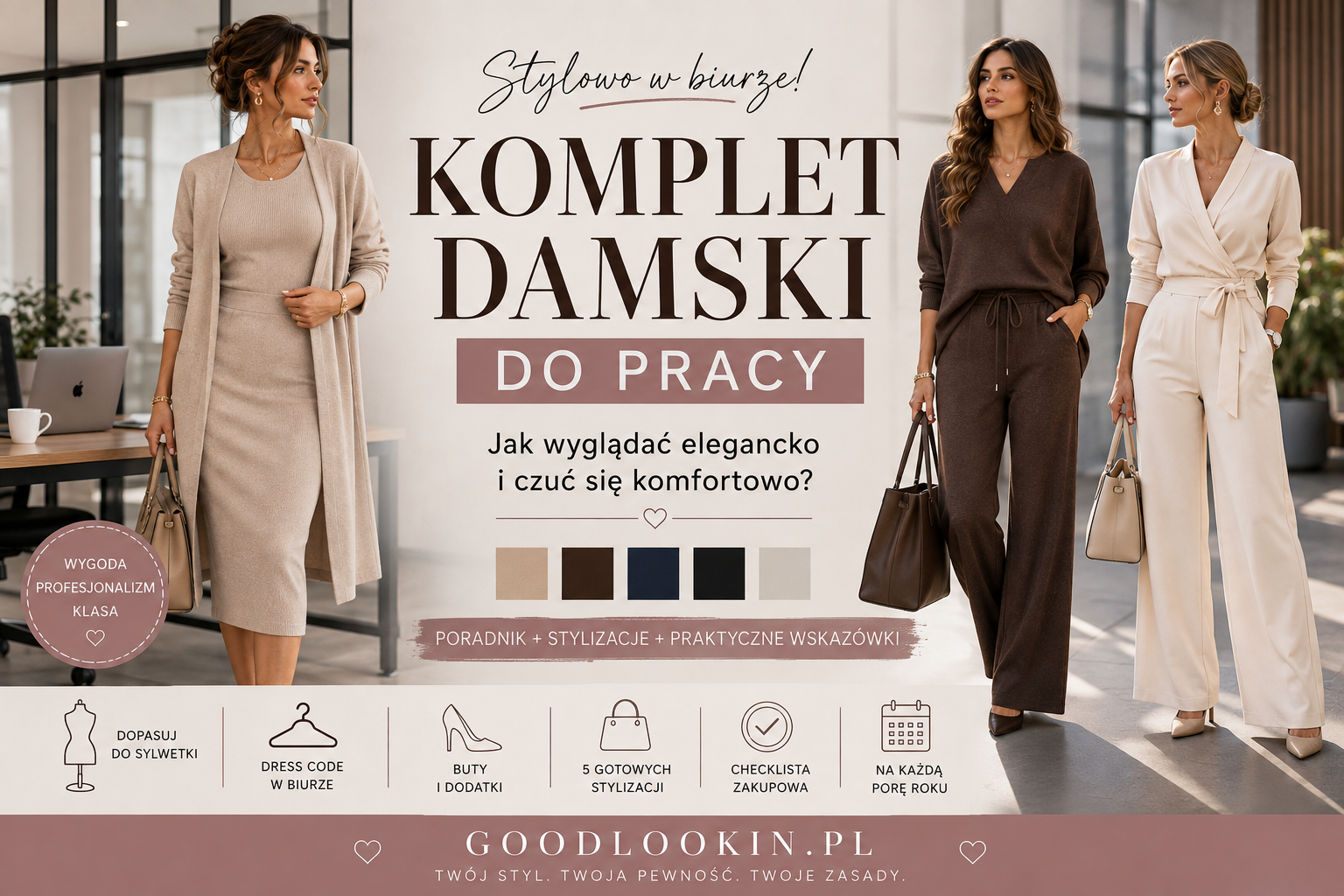 Komplet damski do pracy – jak wyglądać elegancko i czuć się komfortowo?