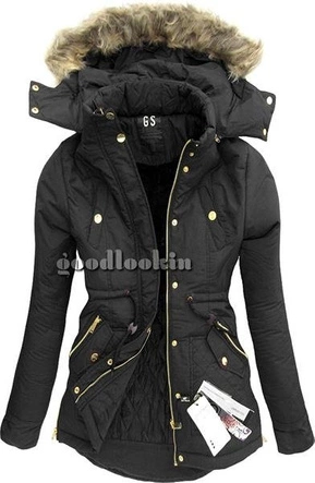 CZARNA KURTKA ZIMOWA GO-START (AH-CX570W)