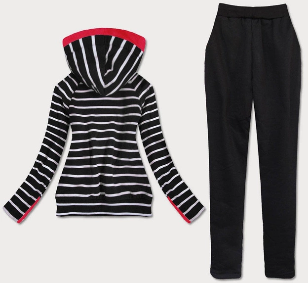 DRES DAMSKI W PASKI CZARNY (AMG739A)