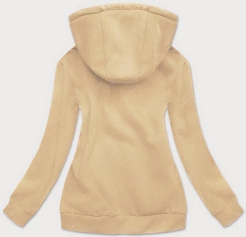 Bluza damska sportowa beżowa (W03-159)
