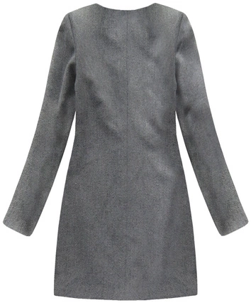 MINIMALISTYCZNY PŁASZCZ CIEMNOSZARY (172/1ART)