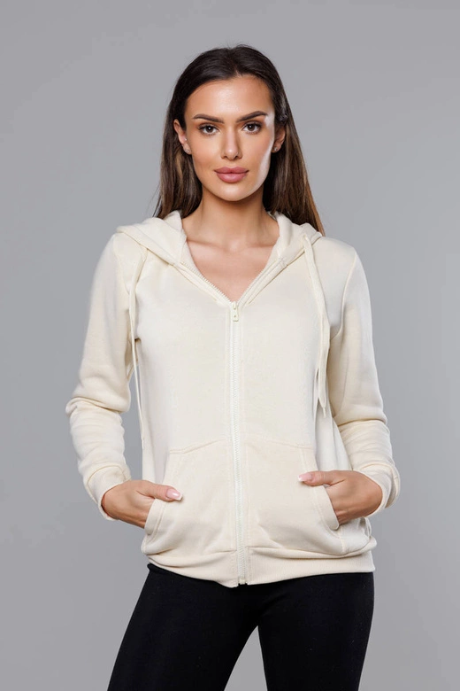 Bluza damska sportowa ecru (W03-67)
