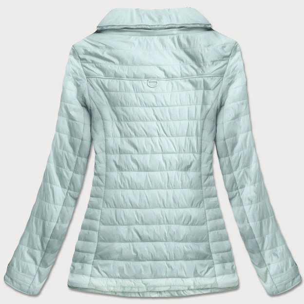 Kurtka z wysoką stójką szaromiętowa (dl016)