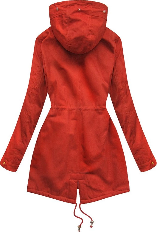 BAWEŁNIANA PARKA CEGLANA (B505)