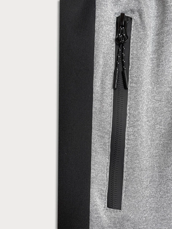 Sportowe spodenki męskie jasnoszare (8K281-2)