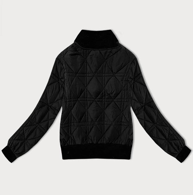 Krótka damska kurtka typu bomber J Style czarna (16M9227-392)