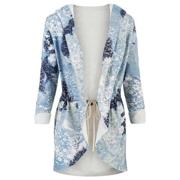 NARZUTKA W KWIATY NIEBIESKA (11F)