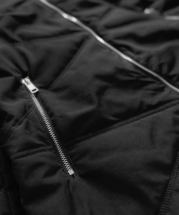 TALIOWANA KURTKA DAMSKA CZARNA (M-165)