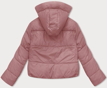 Krótka zimowa kurtka damska puchowa J Style różowa (16M9188-46)