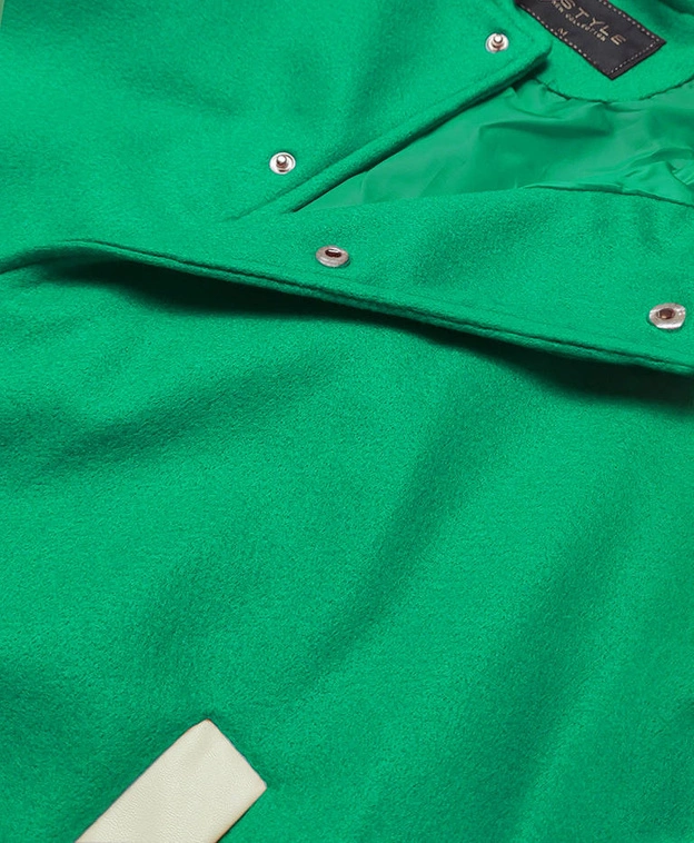 Kurtka damska bejsbolówka zielona (16M9069-236)