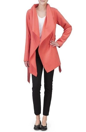 NARZUTKA Z PASKIEM WATERFALL KORALOWA (NA125)