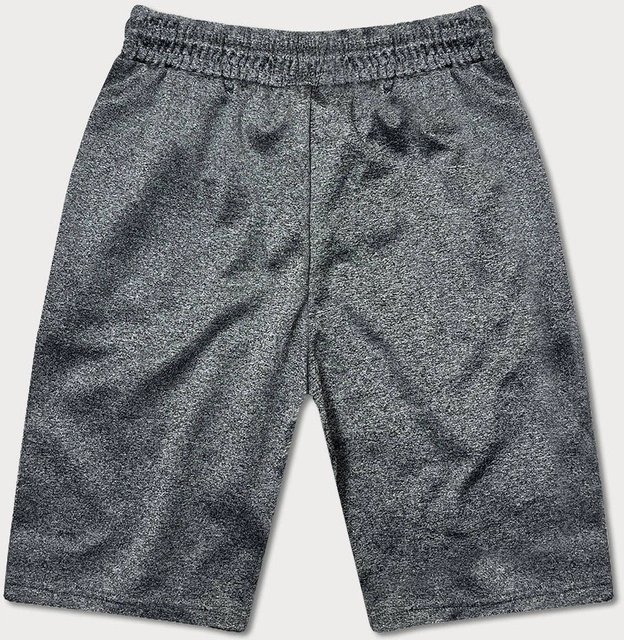 Krótkie spodenki męskie ciemne szare (8K200-5)