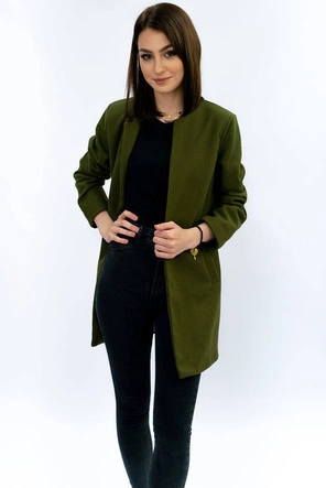 MINIMALISTYCZNY PŁASZCZ KHAKI (172/1ART)