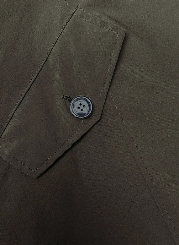 Zimowa kurtka damska khaki (M-R45)