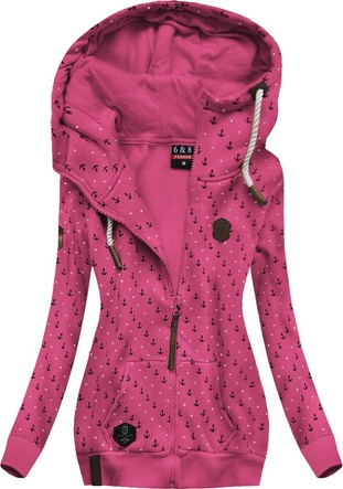 CIEPŁA BLUZA Z KAPTUREM RÓŻOWA (1914)