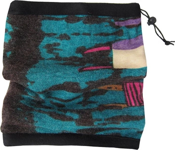 KOMIN WE WZORY 2W1 BRĄZOWO-MORSKI (X2006X)