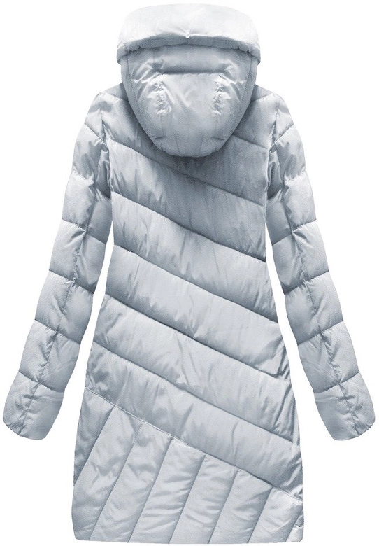 PIKOWANA KURTKA Z KAPTUREM SZARA (1849-1)