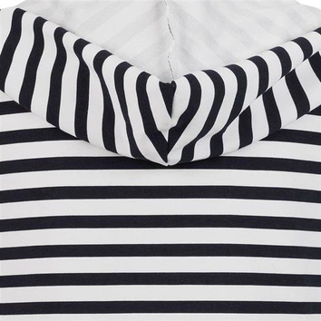 NARZUTKA W PASKI BIAŁO-GRANATOWE (D8)