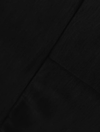 Grube legginsy bawełna czarne (YW003)