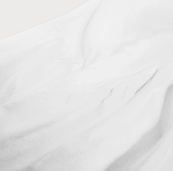 BAWEŁNIANA SUKIENKA OVERSIZE BIAŁA (306ART)