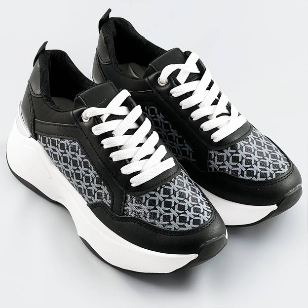 Sportowe buty damskie czarne (sg-137)