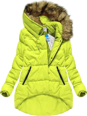 ASYMETRYCZNA KURTKA LIMONKOWA (7200W)