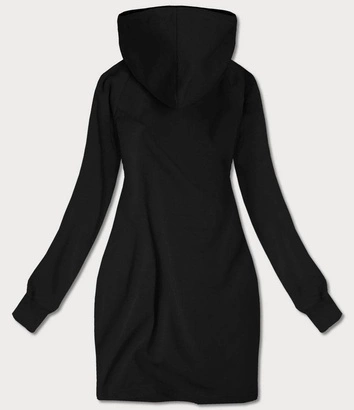 Tunika dresowa z kapturem czarna (xamg696ax )