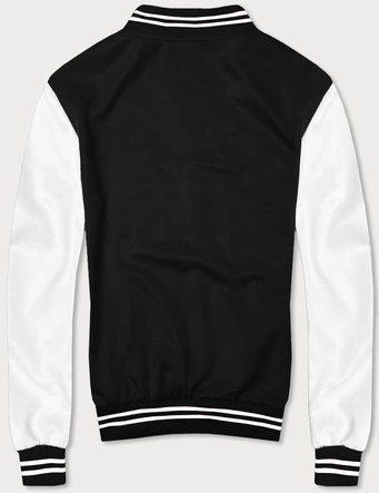 MĘSKA BLUZA BEJSBOLÓWKA CZARNA (8B1157-3)